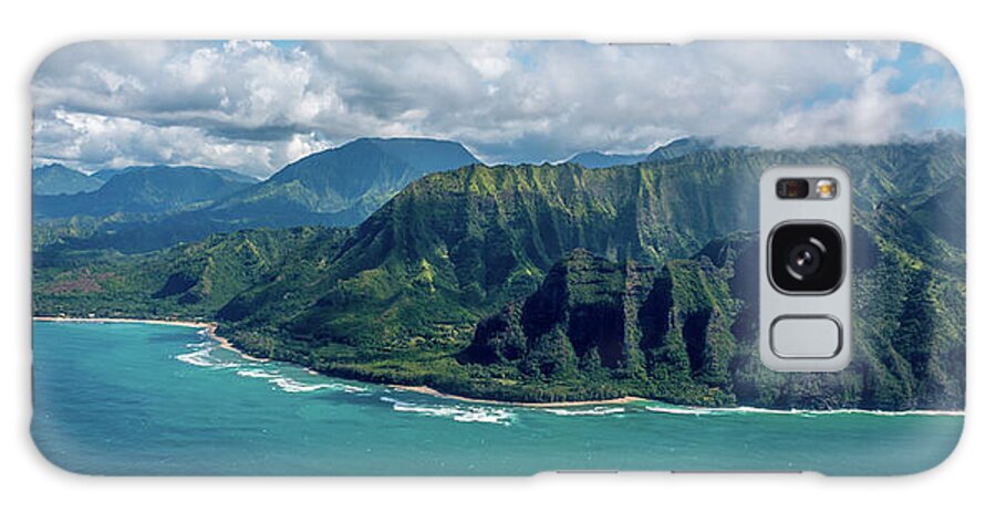 Hawaii Galaxy Case featuring the photograph Kawaii Na Pali Coast by Susie Weaver