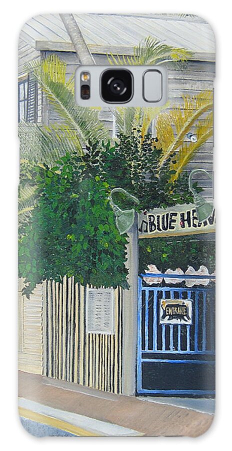 key West Galaxy Case featuring the painting Key West Blue Heaven by John Schuller