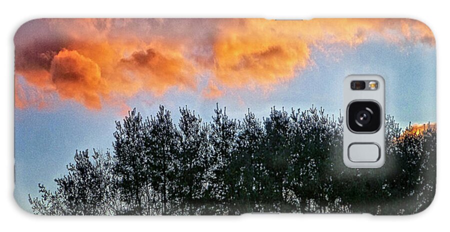 Fiery Clouds Galaxy Case featuring the photograph Kissing the Clouds by Dee Flouton