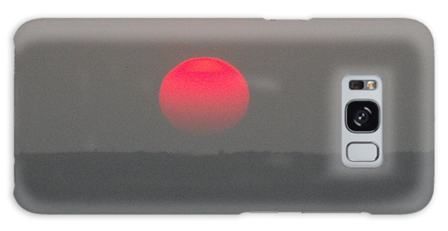 Hazy Galaxy S8 Case featuring the photograph Konza Sunset by Michael Oceanofwisdom Bidwell