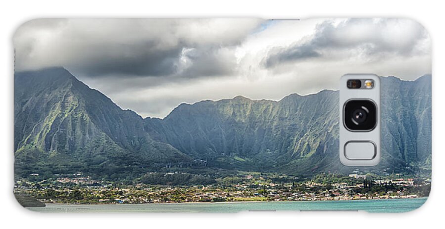 Hawaii Galaxy Case featuring the photograph Ko'olau and H-3 in Color by Dan McManus