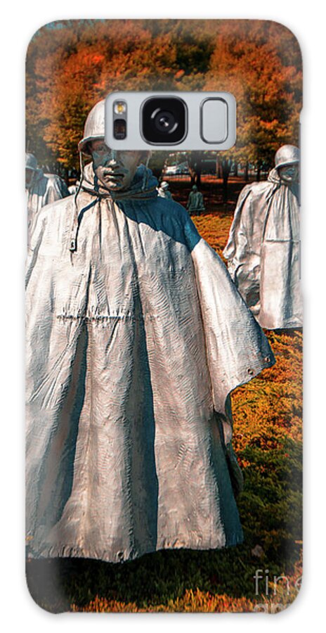 Barack Obama Galaxy S8 Case featuring the photograph Korean War Veterans Memorial #5 by Julian Starks