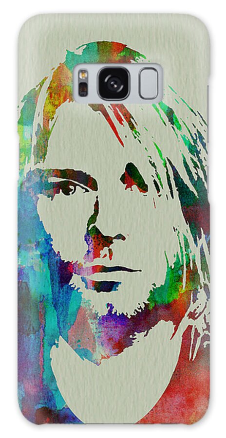  Galaxy Case featuring the painting Kurt Cobain Nirvana by Naxart Studio
