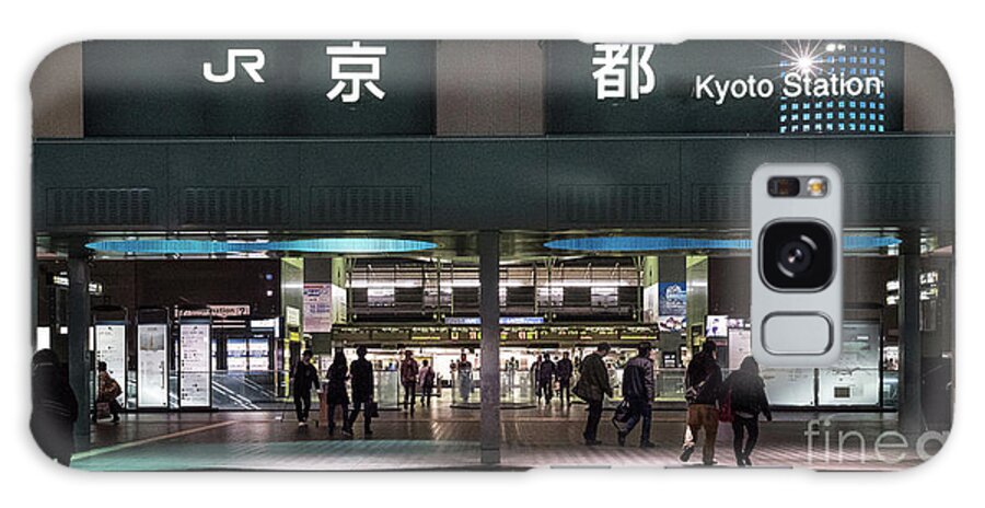 Escalator Galaxy Case featuring the photograph Kyoto Train Station, Japan by Perry Rodriguez