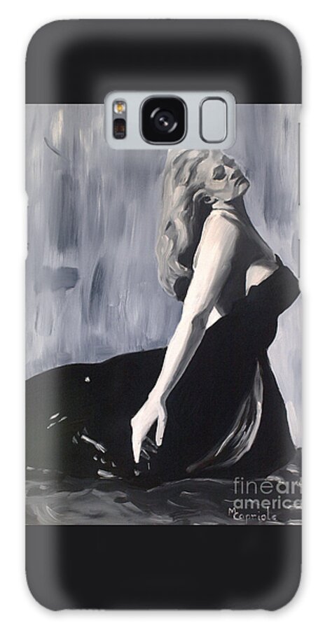 Movie Scene Galaxy Case featuring the painting La Dolce Vita #1 by Mary Capriole