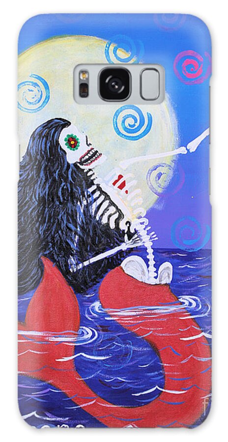 Loteria Galaxy Case featuring the painting La Sirena by Sonia Flores Ruiz