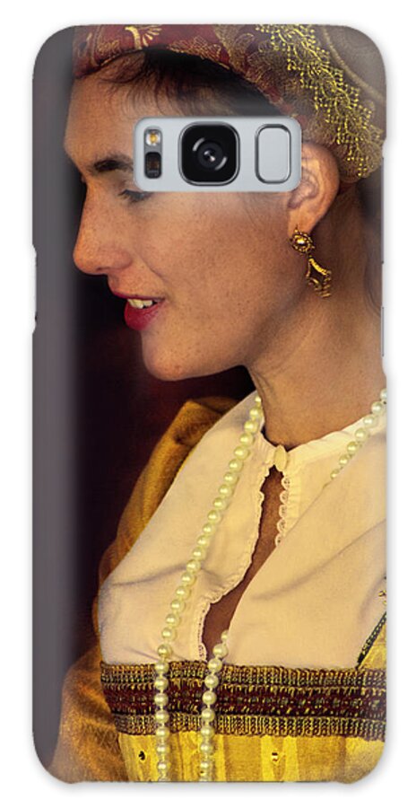 Lady Galaxy Case featuring the photograph Lady Anastasia by John Rivera
