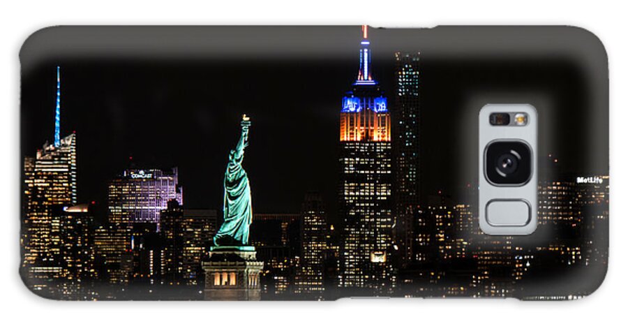 Lady Liberty Galaxy Case featuring the photograph Lady Liberty and the Empire by Ryan Smith