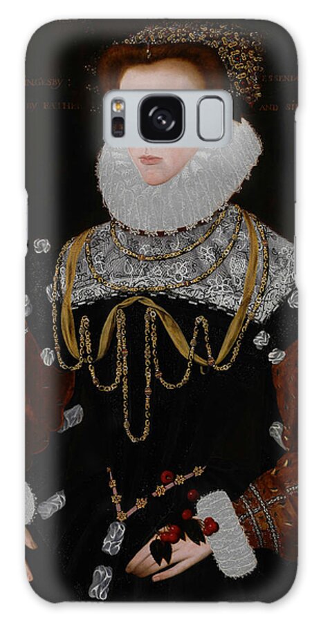16th Century Art Galaxy Case featuring the painting Lady Philippa Coningsby by George Gower