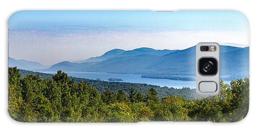 Lake George Galaxy Case featuring the photograph Lake George, NY and the Adirondack Mountains by Brian Caldwell
