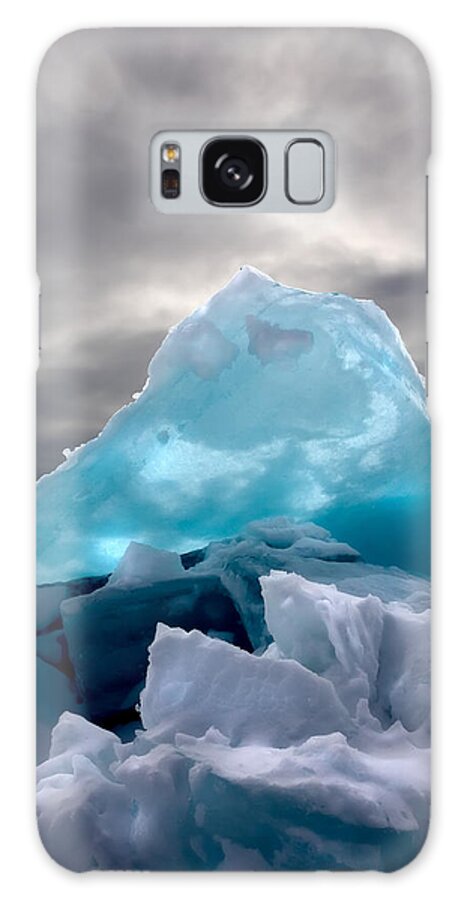 Minnesota Galaxy Case featuring the photograph Lake Ice Berg by Rikk Flohr