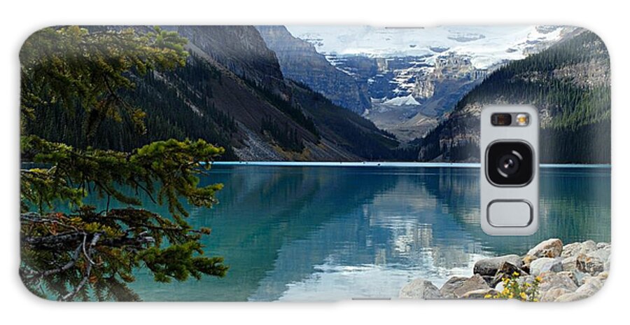 Lake Louise Galaxy Case featuring the photograph Lake Louise 2 by Larry Ricker