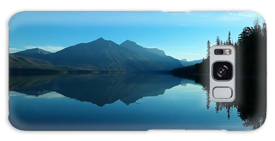 Lake Galaxy Case featuring the photograph Lake Mcdonald by Jeff Swan