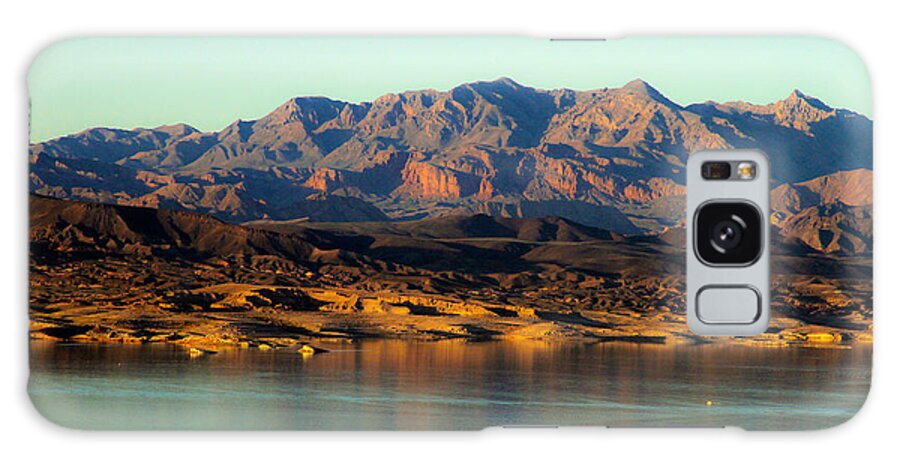 Lake Mead Before Sunset Galaxy Case featuring the photograph Lake Mead Before Sunset by Bonnie Follett