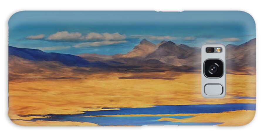 Nevada Galaxy Case featuring the photograph Lake Mead National Recreation Area - Panorama by Mitch Spence