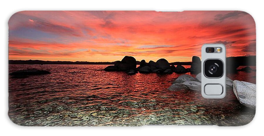 Vivid Galaxy S8 Case featuring the photograph Lake Tahoe Liquid Dreams by Sean Sarsfield