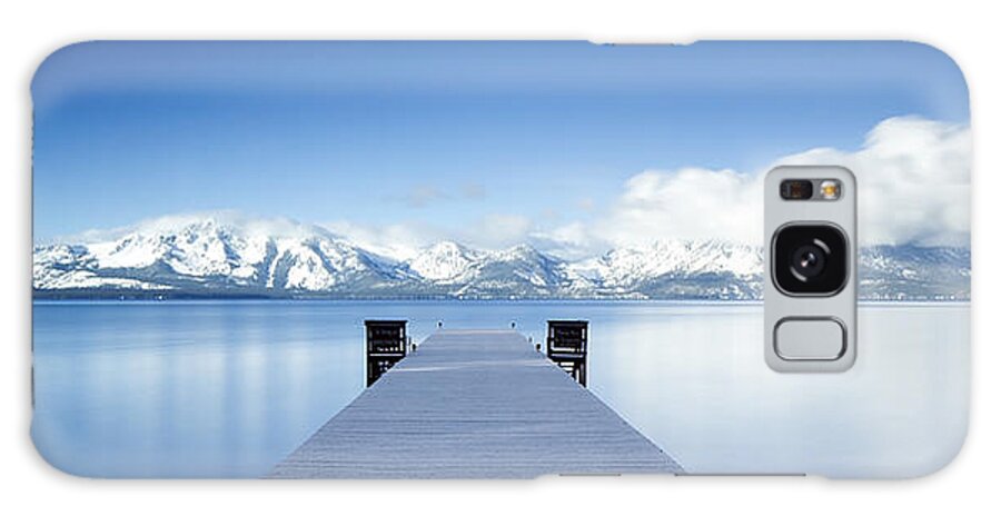 Lake Galaxy Case featuring the photograph Lake Tahoe Panorama by Matthew Train