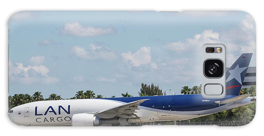Lan Galaxy Case featuring the photograph LAN Cargo Jet at MIA by Dart Humeston