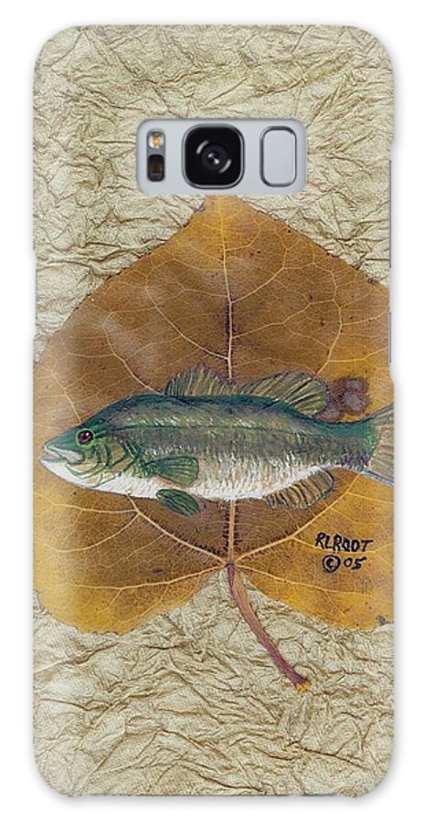 Wildlife Galaxy S8 Case featuring the painting Large mouth Bass #3 by Ralph Root