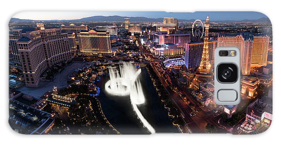 Las Galaxy Case featuring the photograph Las Vegas Lights by Steve Gadomski