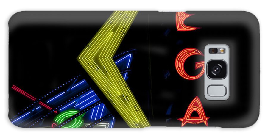 Las Vegas Galaxy Case featuring the painting Las Vegas Neon Sign by Mindy Sommers