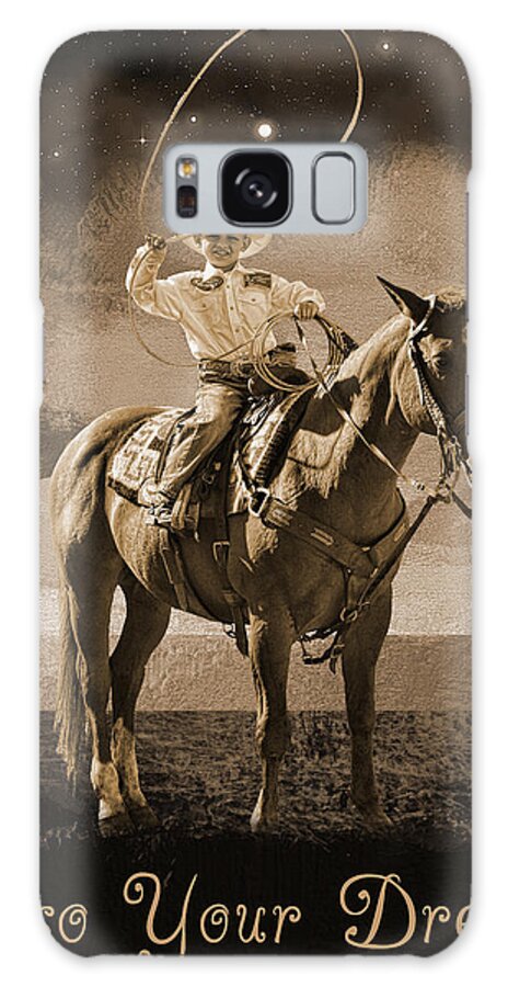 Cowboy Galaxy Case featuring the photograph Lasso Your Dreams by Shannon Story