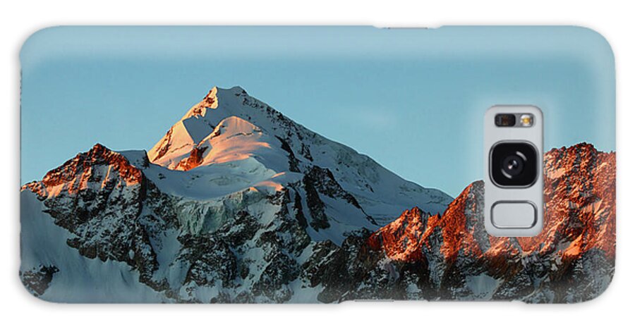 Bolivia Galaxy Case featuring the photograph Last Light on Mt Huayna Potosi by James Brunker