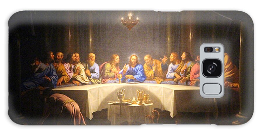 Religious Galaxy Case featuring the photograph Last Supper Meeting by Munir Alawi