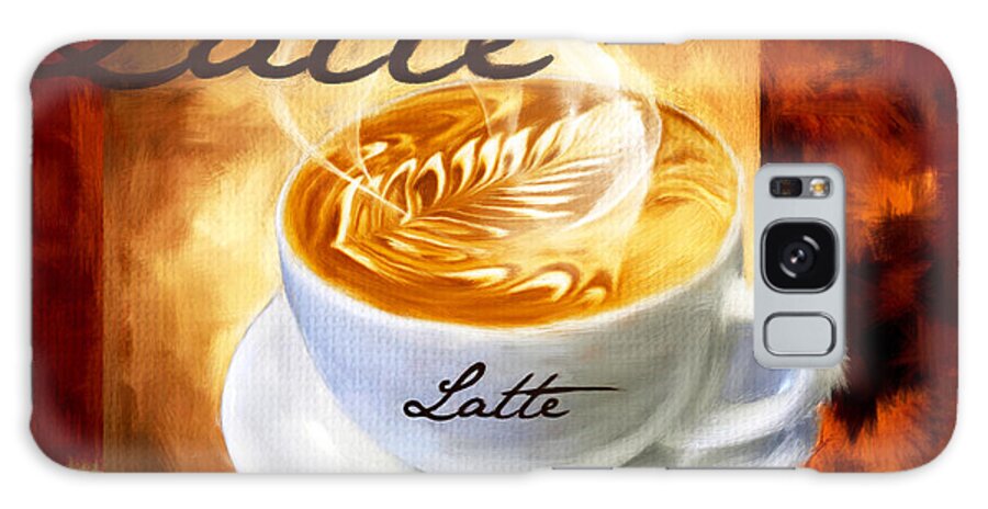 Coffee Galaxy Case featuring the digital art Latte by Lourry Legarde