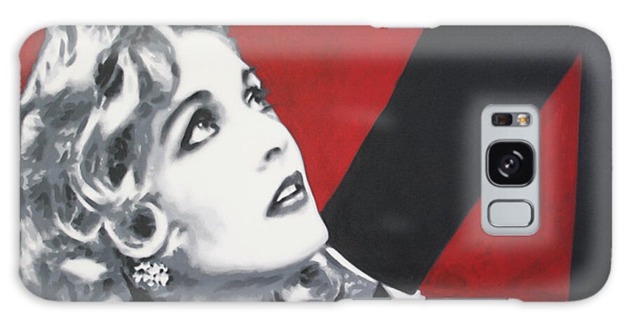 Laura Palmer Galaxy Case featuring the painting Laura Palmer by Ludzska