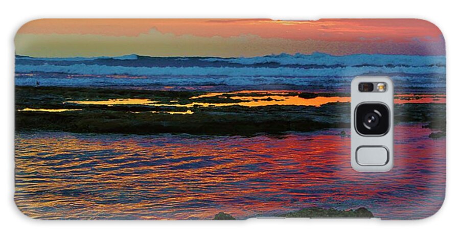 Seascape Galaxy Case featuring the photograph Layered Sunset by Craig Wood