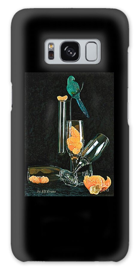 Green Parrot Galaxy S8 Case featuring the photograph Le Perroquet Vert by Elf EVANS