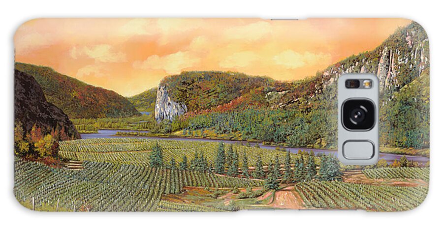 Vineyard Galaxy Case featuring the painting Le Vigne Nel 2010 by Guido Borelli