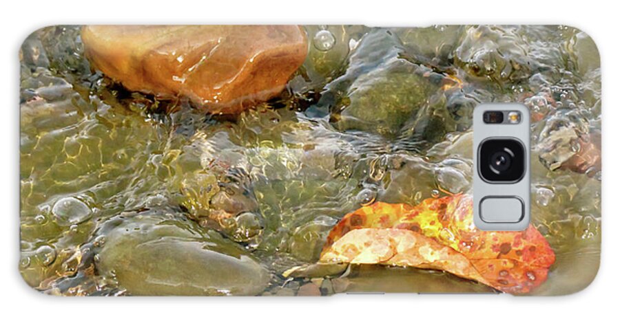 Rock Galaxy Case featuring the photograph Leaf, Rock Leaf by Azthet Photography