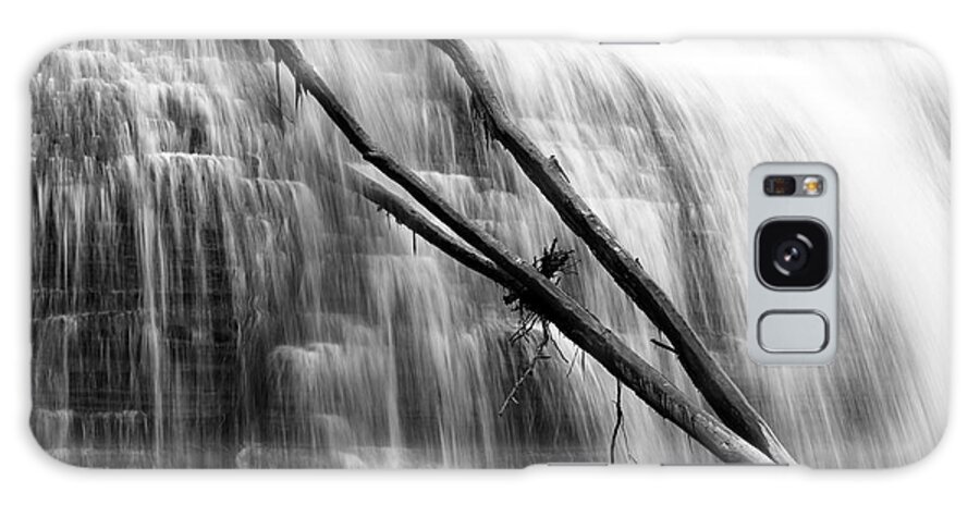 Falls Galaxy Case featuring the photograph Leaning Falls by Robert Och