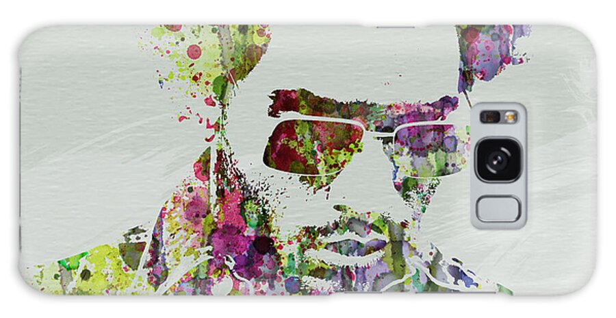 Lenny Kravitz Galaxy Case featuring the painting Lenny Kravitz 2 by Naxart Studio