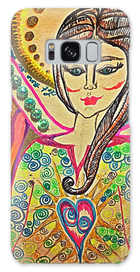 Let There Be Peace On Earth Galaxy S8 Case featuring the painting Let there be peace on earth by Christine Paris