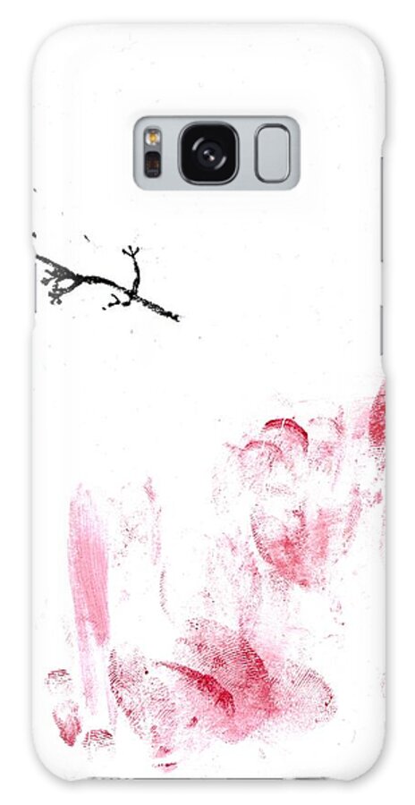 Lichen Galaxy Case featuring the painting Lichen by Bella Larsson
