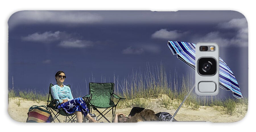 Original Galaxy Case featuring the photograph Life is a beach by WAZgriffin Digital