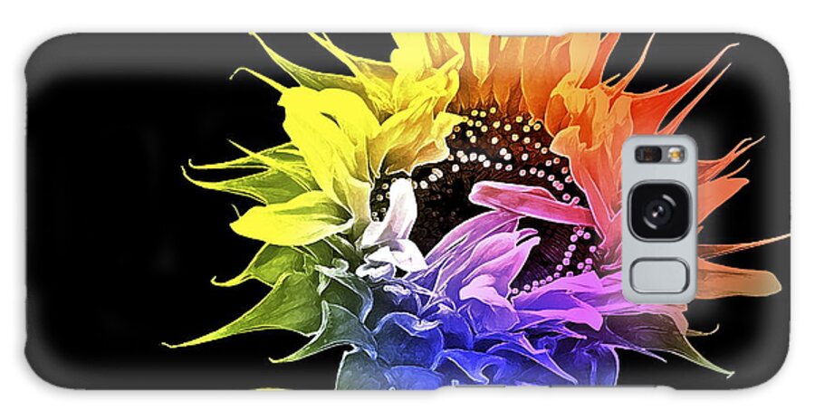 Sunflower Galaxy Case featuring the photograph Life is Like a Rainbow ... by Gwyn Newcombe