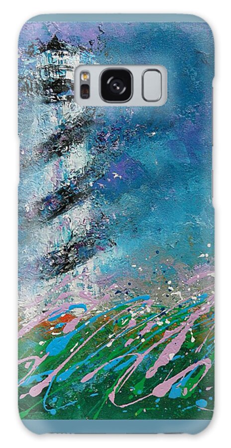Light Galaxy Case featuring the painting Light of the Outer Banks by Dan Campbell
