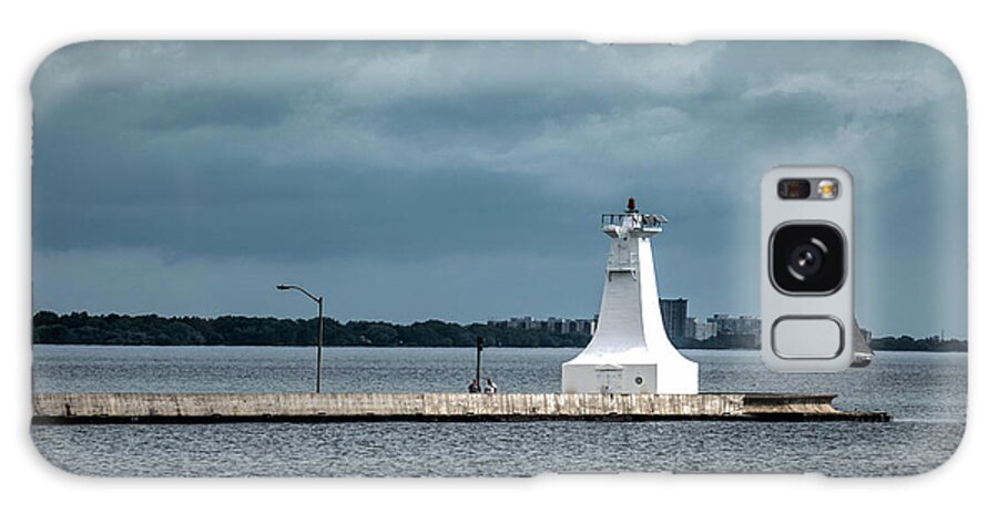 Burlington Bay Canal Lighthouse Galaxy Case featuring the photograph Lighthouse by Nick Mares