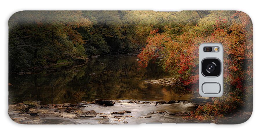 Stream Galaxy Case featuring the photograph Linville River Autumn by C Renee Martin