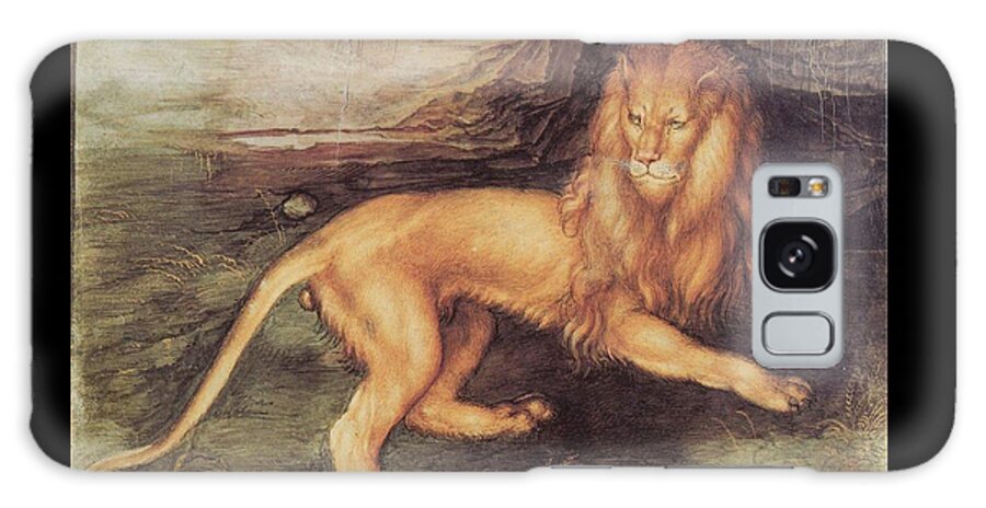 Albrecht Durer Galaxy Case featuring the painting Lion by Albrecht Durer