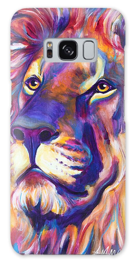 Cecil Galaxy Case featuring the painting Lion - Cecil by Dawg Painter