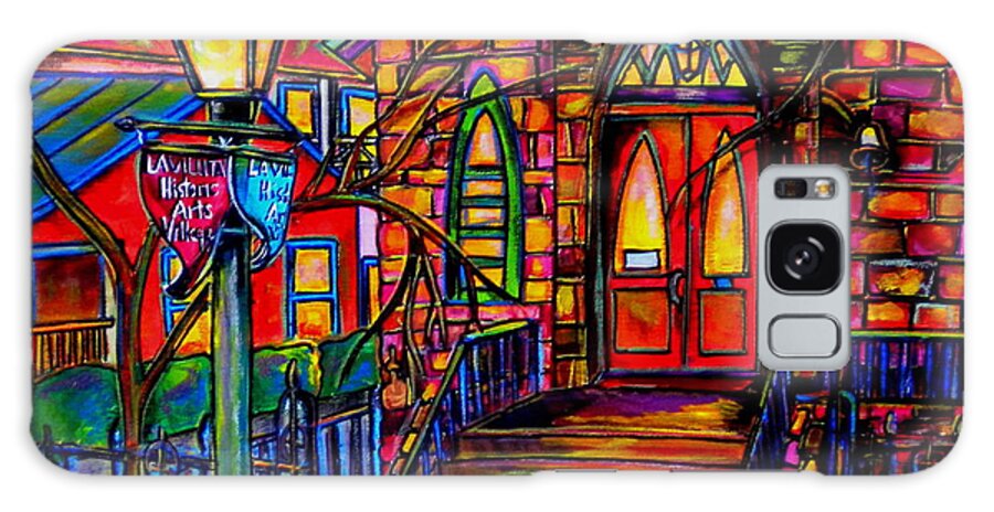Church Galaxy Case featuring the painting Little Church at La Villita II by Patti Schermerhorn