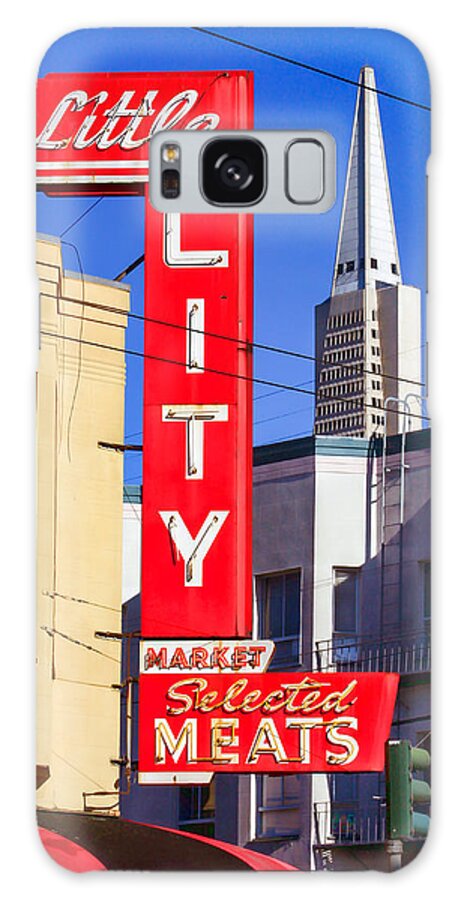 Bonnie Follett Galaxy Case featuring the photograph Little City Market North Beach San Francisco by Bonnie Follett