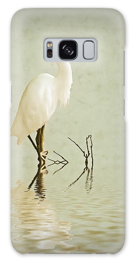 Egret Galaxy Case featuring the photograph Little Egret by Sharon Lisa Clarke