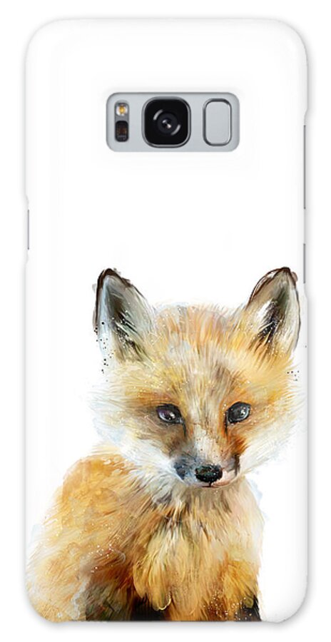 Fox Galaxy Case featuring the painting Little Fox by Amy Hamilton