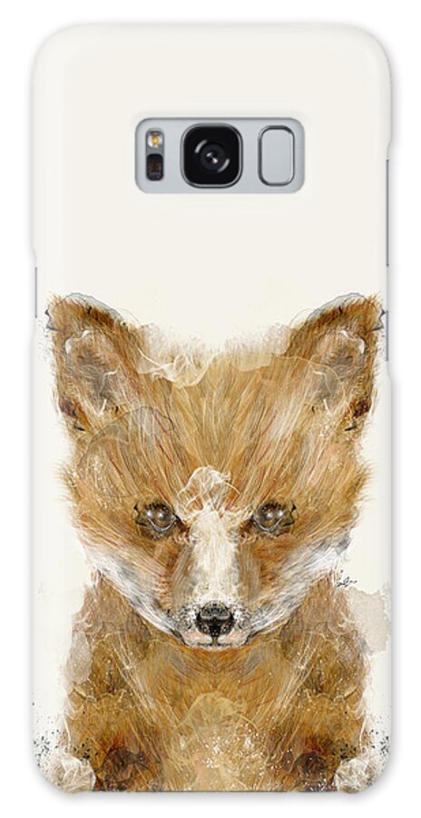 Fox Galaxy Case featuring the painting Little Fox Cub by Bri Buckley